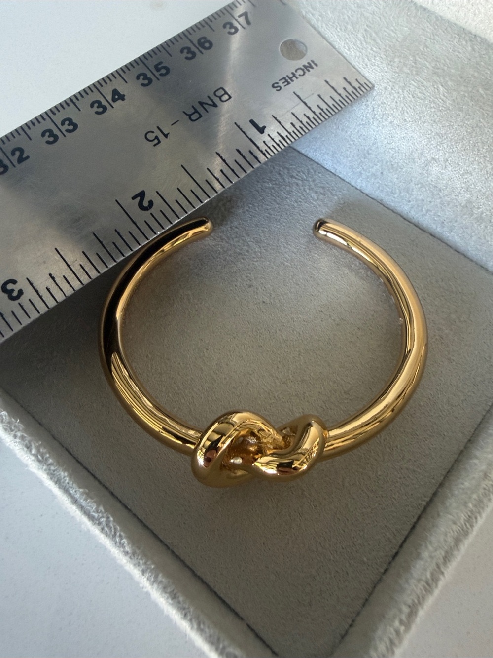 kate spade Gold Knot Open Cuff Bracelet - Picture 3 of 4